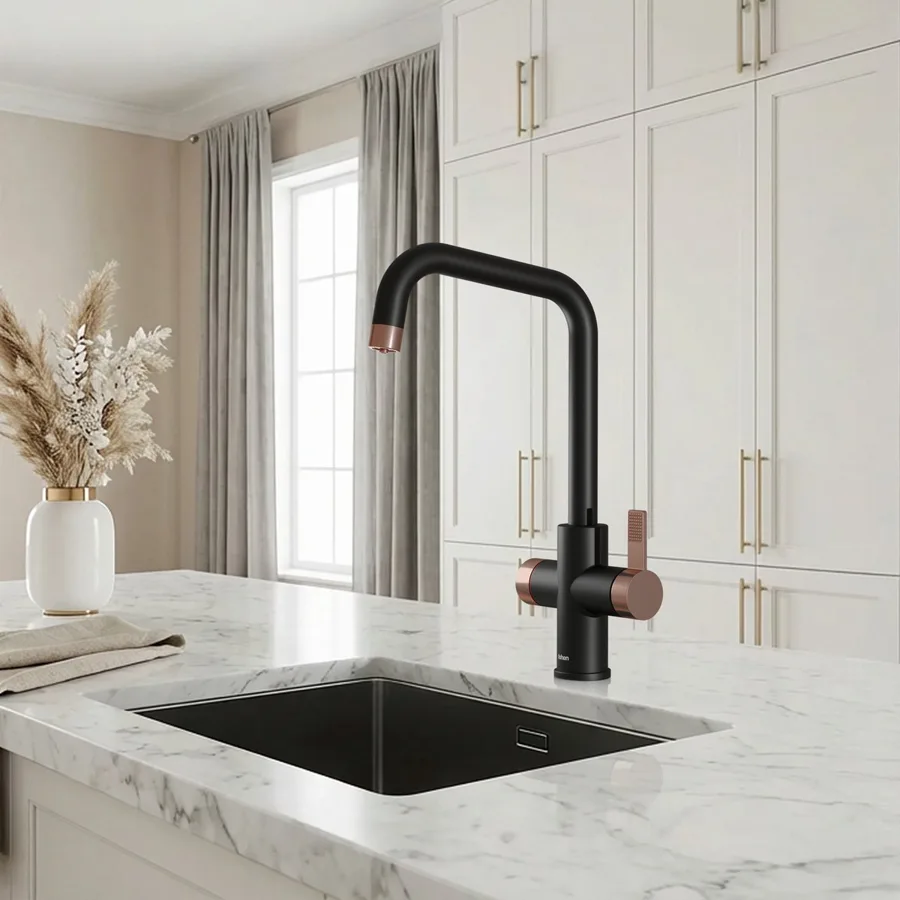Fohen Fedina Touch 4-in-1 in Matt Black & Rose Gold Accents