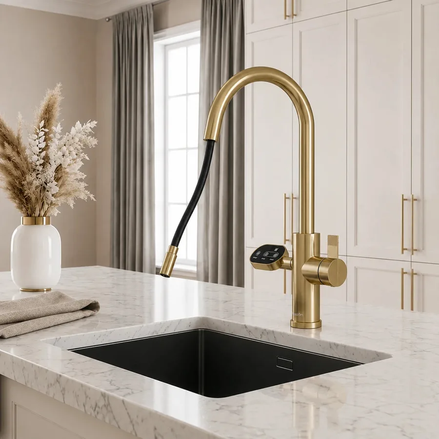 Hanström Nexa Digital Pullout 4-in-1 in Brushed Gold