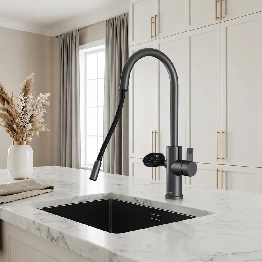 Hanström Nexa Digital Pullout 4-in-1 in Brushed Gunmetal