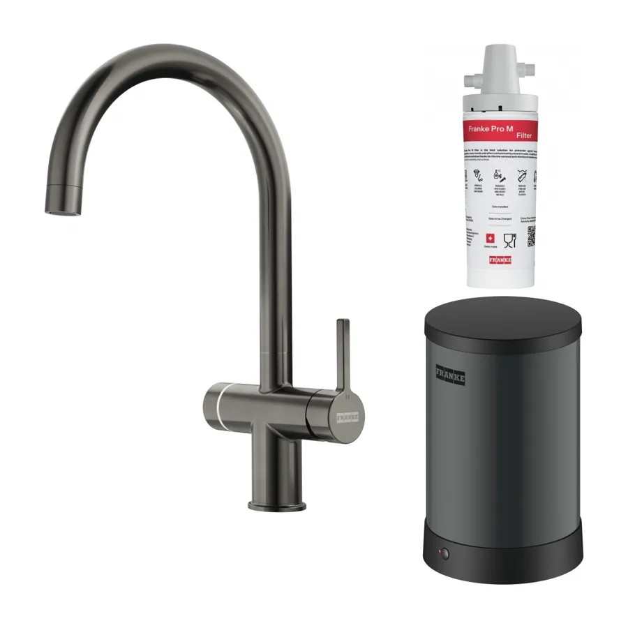 Franke Maris Water Hub 3-in-1 Electronic in Anthracite