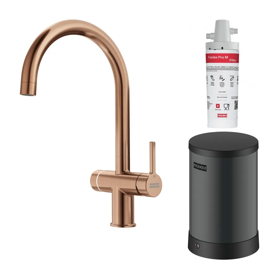 Franke Maris Water Hub 3-in-1 Electronic in Copper