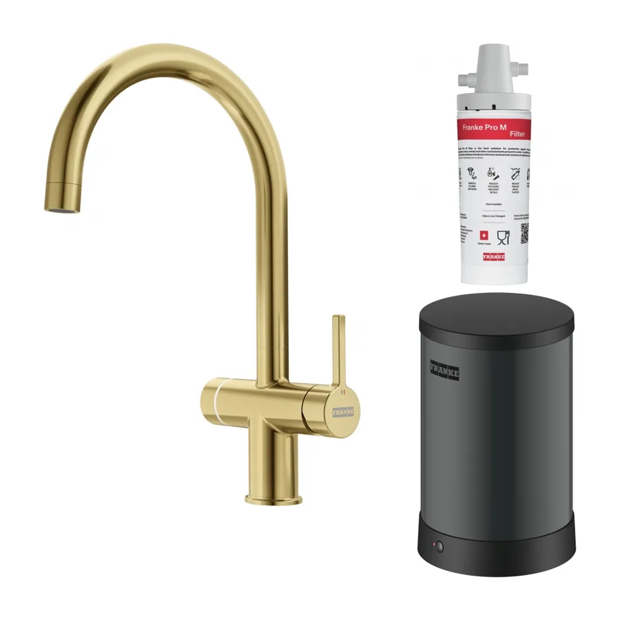 Franke Maris Water Hub 3-in-1 Electronic in Gold