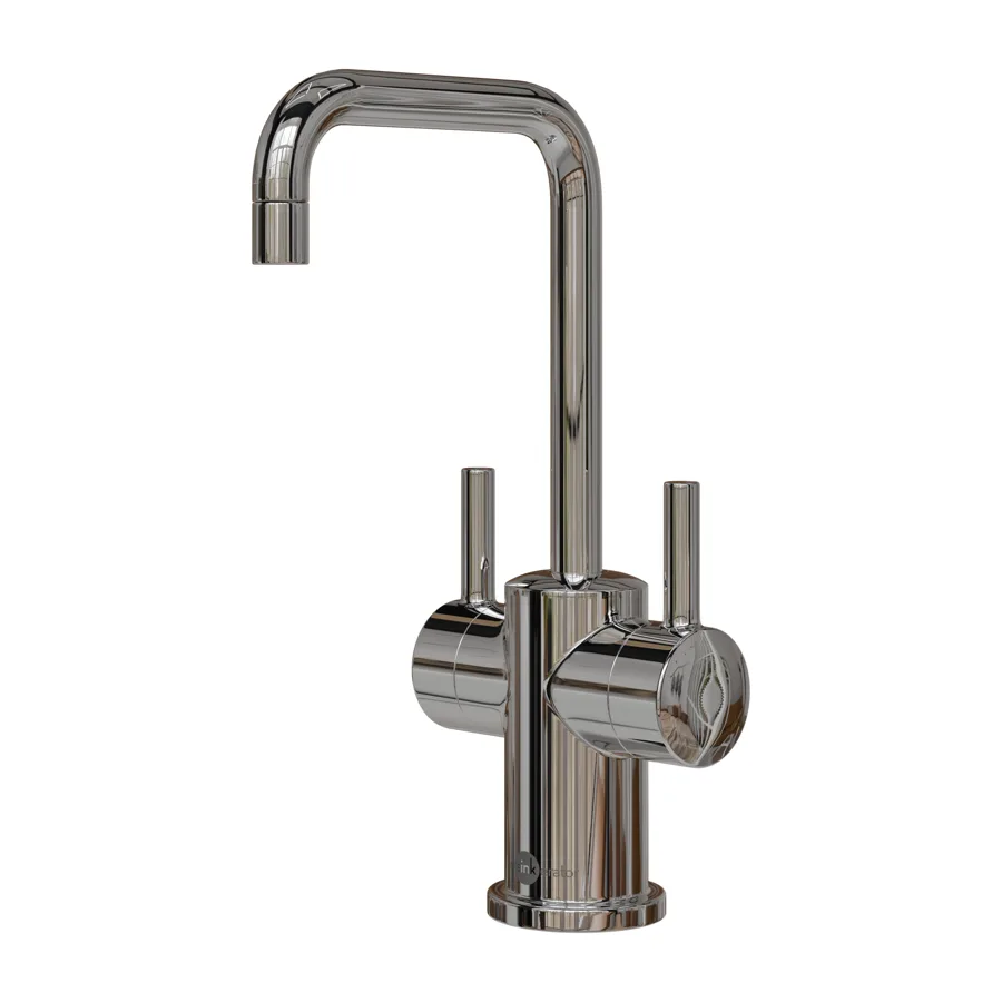 InSinkErator Moderno U-shape Ambient and Steaming Hot Side Tap in Chrome