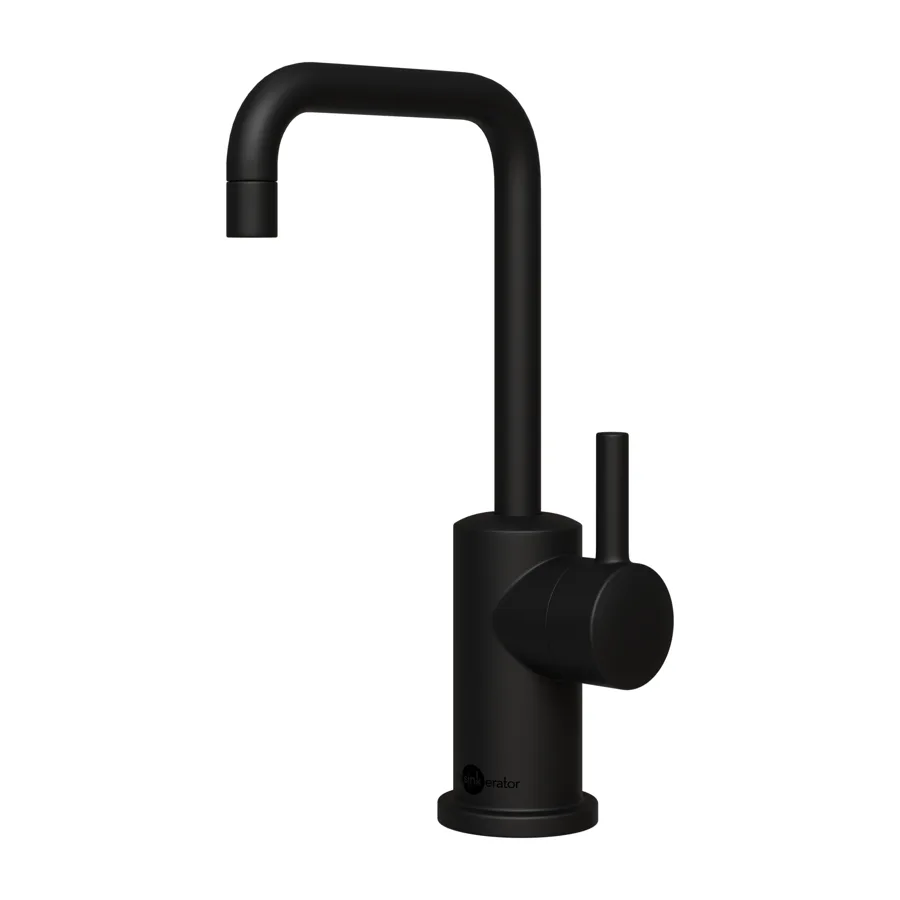 InSinkErator Moderno U-shape Steaming Hot Side Tap in Velvet Black