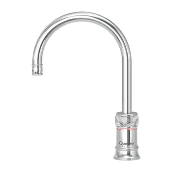 Quooker Classic Nordic Round Single Tap in Polished chrome