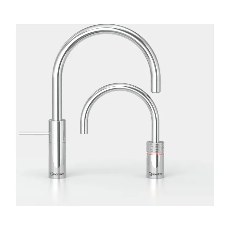 Quooker Nordic Round Twintaps in Polished chrome